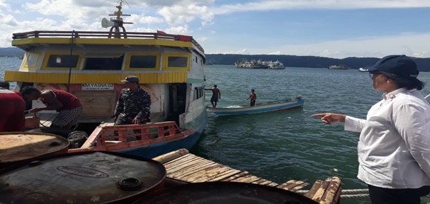 Bakamla RI Tangkap Kapal Barang Berdokumen Kadaluwarsa