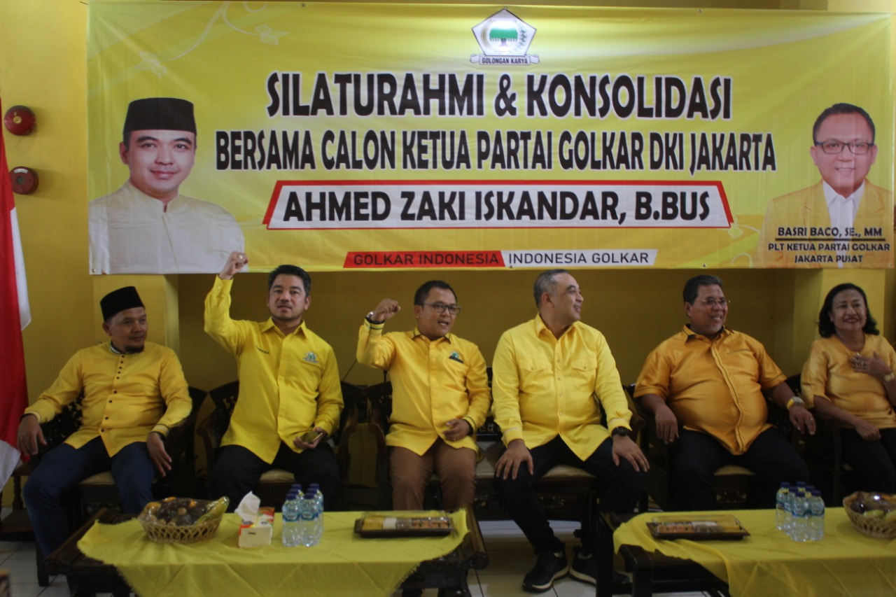 Silaturahmi ke Golkar Jakpus, Calon Ketua Golkar DKI Apresiasi Sambutan Seluruh Kader
