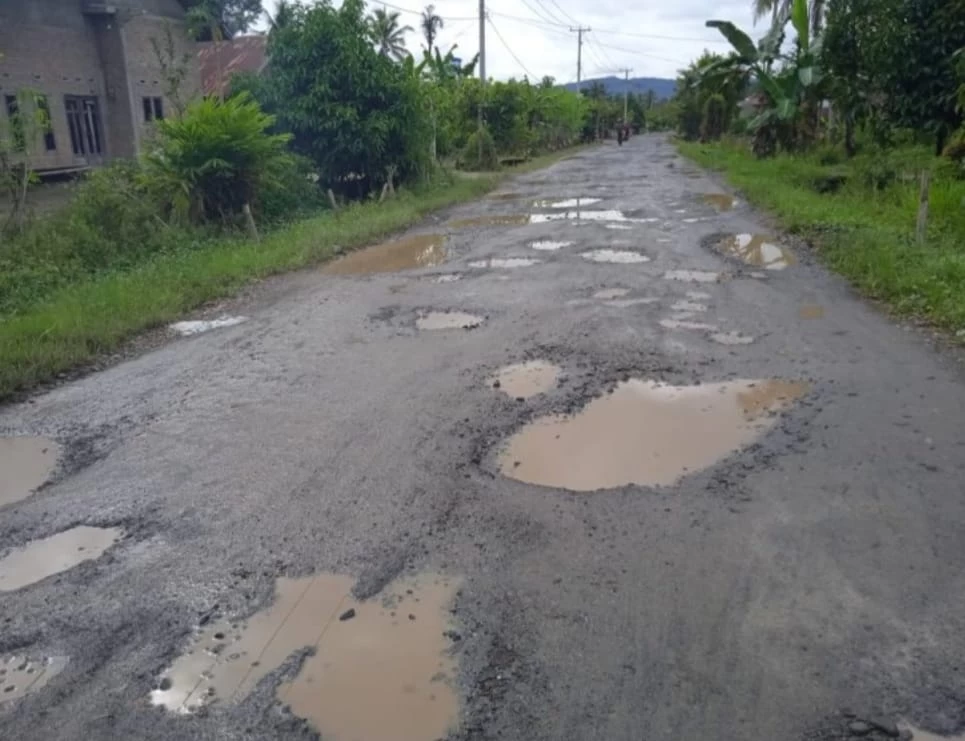 Warga Keluhkan Akses Utama Menuju Dua Kecamatan BNS dan Suoh Rusak Parah