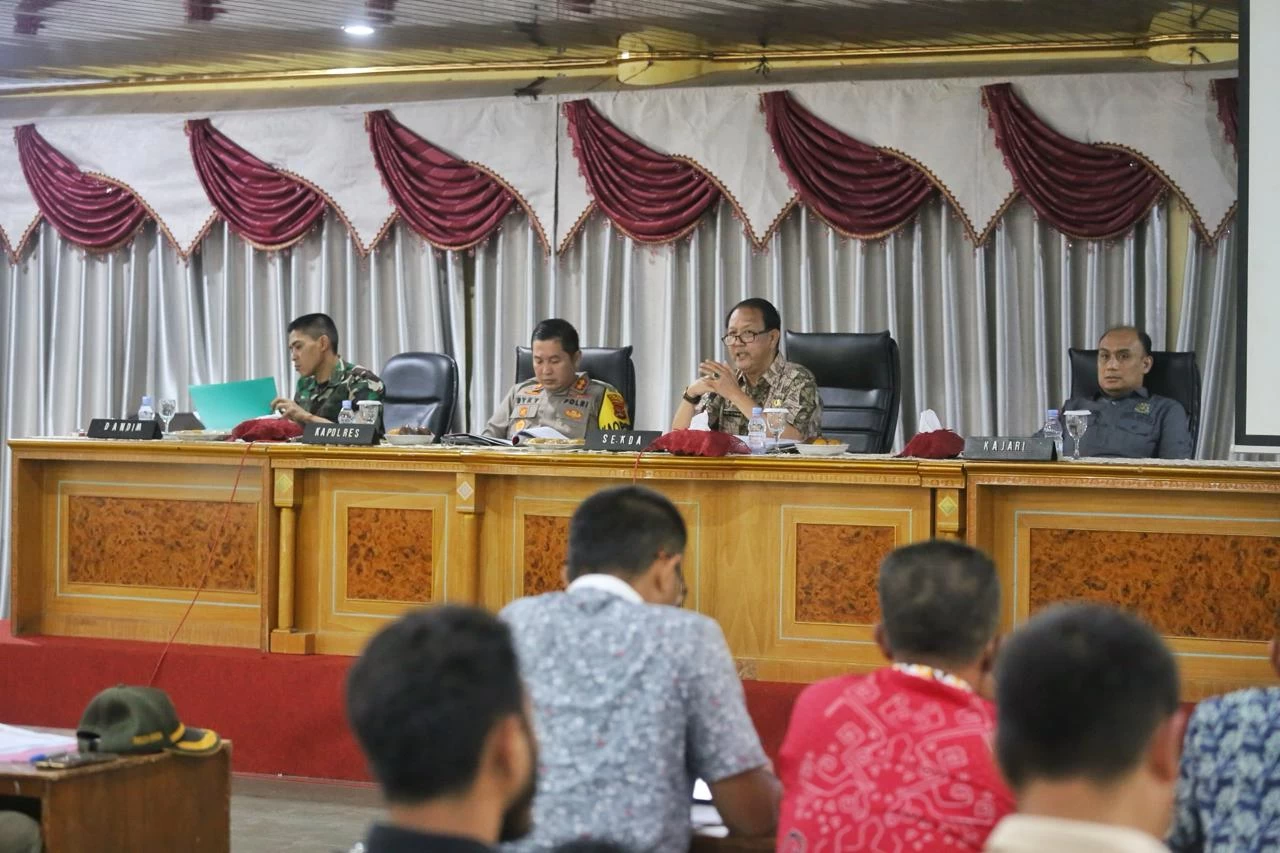 Ciptakan Pemilu Aman, Forkopimda Lambar Gelar Rapat Koordinasi