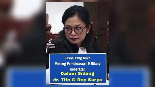 Jaksa Perkara Dokter Tifa Ini Disorot Publik Karena Dinilai Terlalu "Bawel"