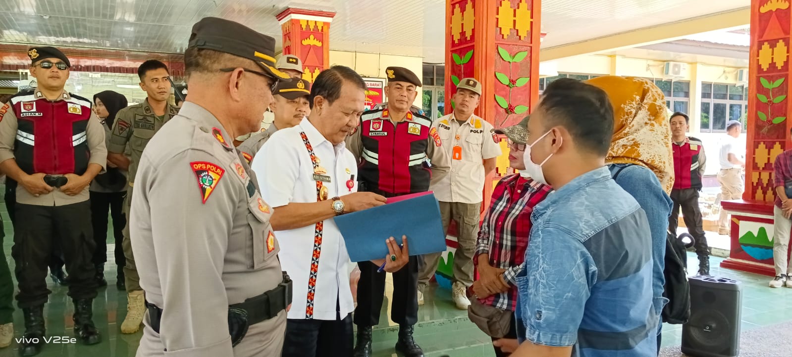 Polres Lambar Memberikan Pengamanan Unjuk Rasa/Orasi Damai GAPELAM