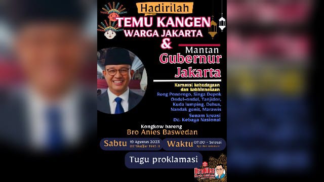 Refleksi Atas Makna Kemerdekaan, Bronies Gelar Temu kangen dengan Anies Baswedan
