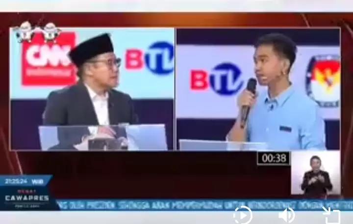 'Serang" Muhaimin Pakai SGIE di Debat Cawapres, Gibran Blunder