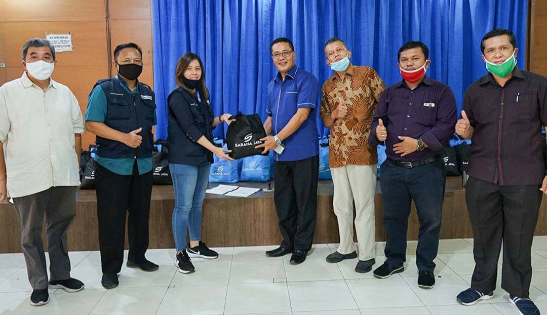 Giliran Tempat Ibadah, Sarana Jaya Kembali Tebar Sembako