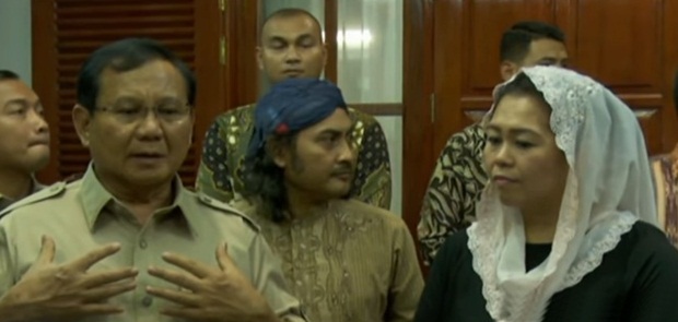 Prabowo Sedih Tawarannya Untuk Maju Pilkada Jatim ditolak Yenny Wahid