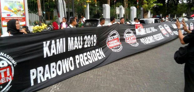 KPN-GP 2019 Dukung Prabowo Jadi Presiden Pengganti Jokowi