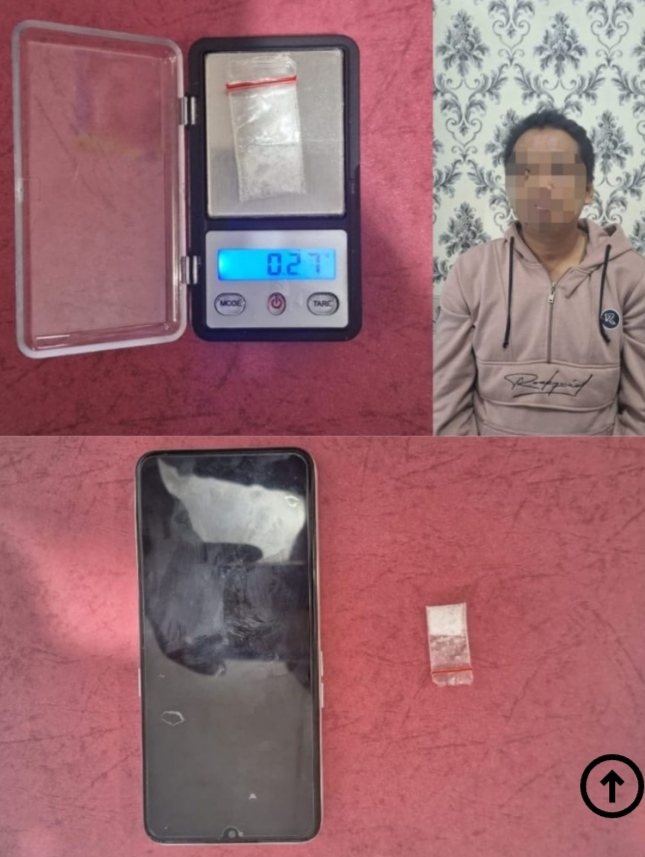 Kedapatan Memiliki Sabu Seorang (ASN) Rutan kelas 2.B Krui, diamankan Polisi