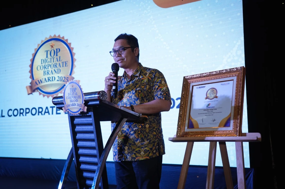 Pasar Jaya Capai Penghargaan Top Digital Corporate Brand Award 2025