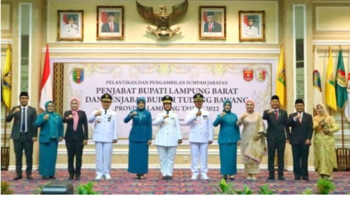 Nukman Ahir Nya Resmi Menjabat (PJ )Bupati Lampung Barat.