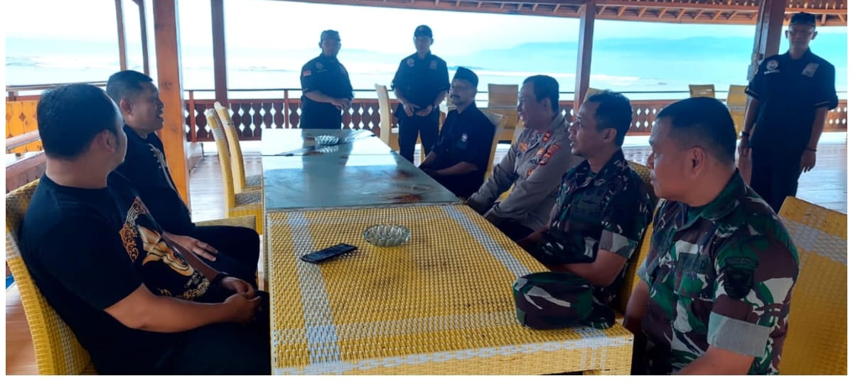 Kapolres Lampung Barat sambut pengurus perwakilan Pusat PSHT Lampung.