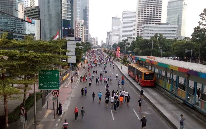 Buntut Pengunjung Positif Covid-19, CFD Ditiadakan Sementara