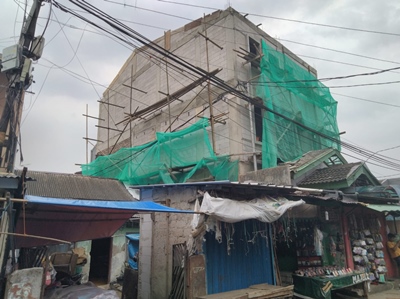 Dua Bangunan di Menteng Wadas di duga Tidak Berizin