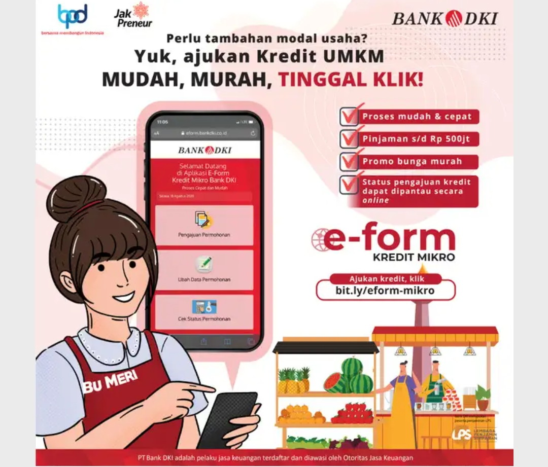 Hadapi era Ekonomi Kompetitif Bank DKI dan Pemprov DKI Jakarta Bekali UMKM leterasi Keuangan