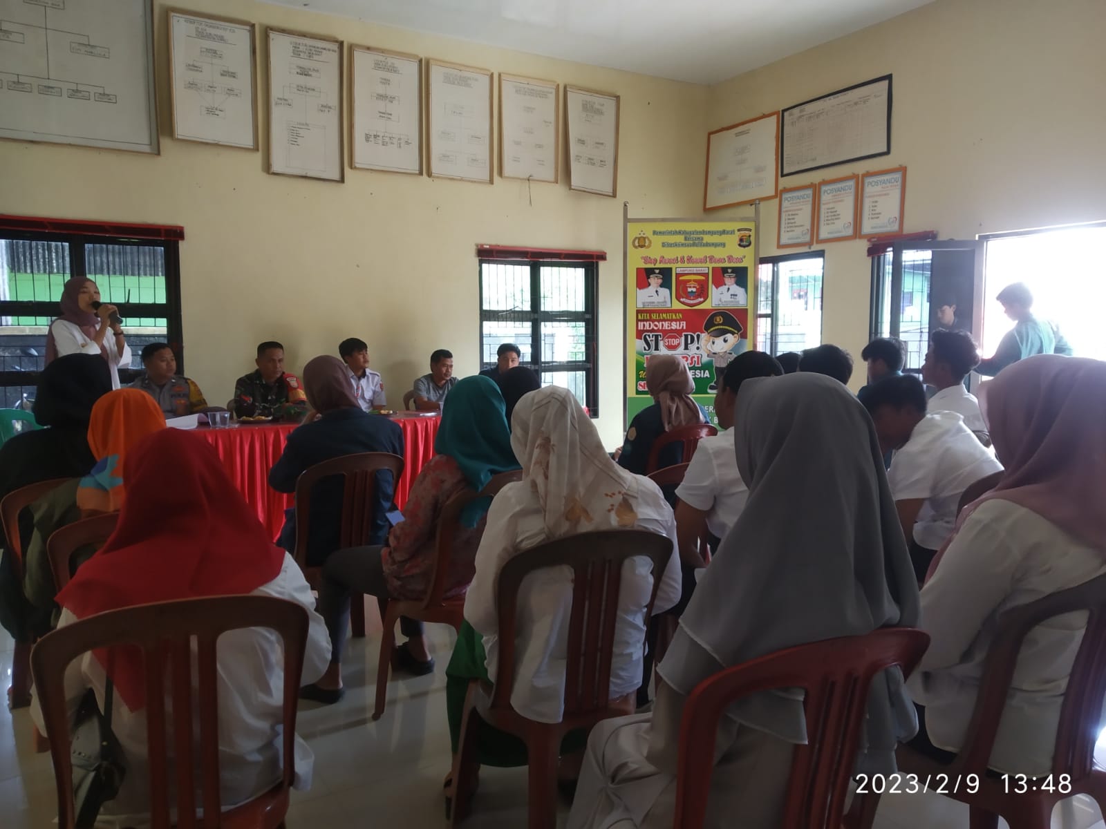 Pelepasan KKN UNILA priode 2023 Di Aula Pekon Kubu Perahu