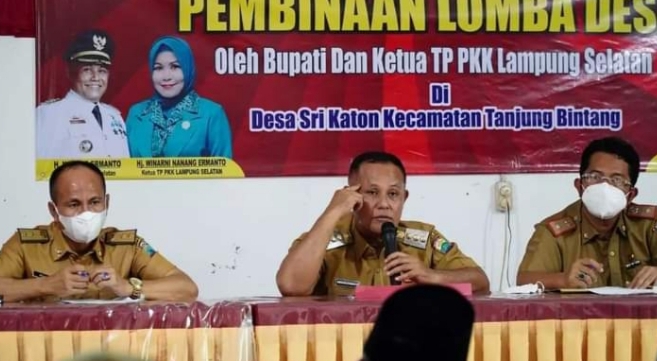 Monitoring Persiapan Lomba Desa, Nanang Minta Keseriusan dan Tanggung Jawab Tim Kabupaten Dalam Memberikan Pembinaan