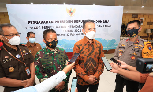 Terdeteksi 25 Hot Spot di Sumut Wagub Musa Rajekshah Minta Semua Pihak Waspada Karhutla