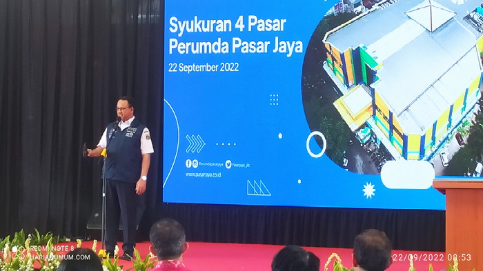 Anies Resmikan 4 Pasar Yang Telah di Renovasi