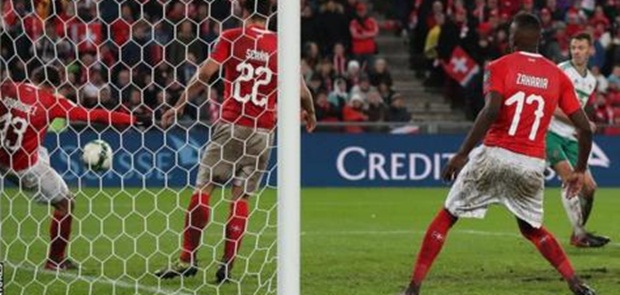 Menang Agregat, Swiss Segel Tiket Piala Dunia 2018