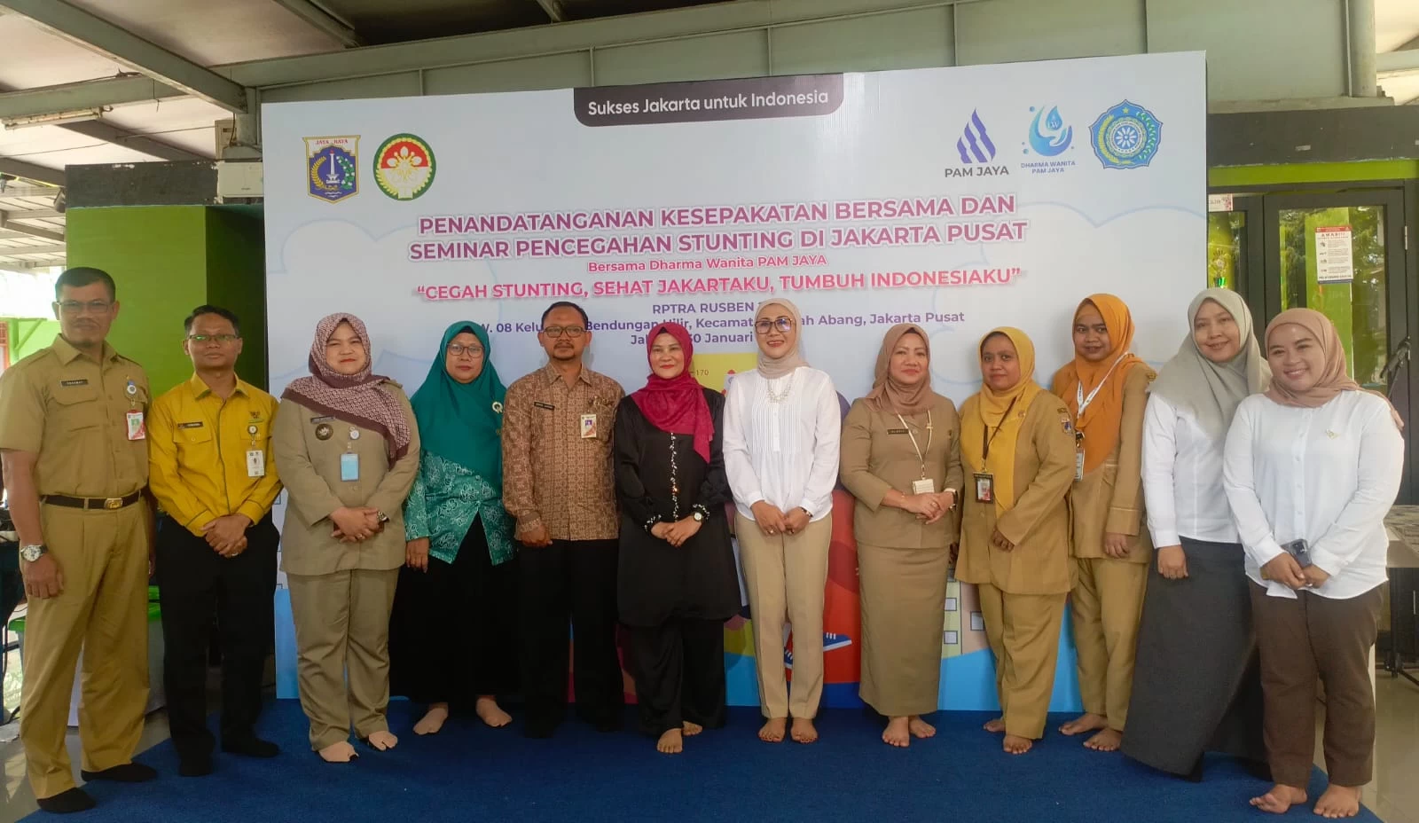 PKK Jakpus dan DWP PAM Jaya Setujui Penangkalan Stunting di 5 Kelurahan