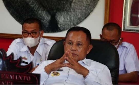 Bupati Lampung Selatan Ikuti Roving Seminar Kekayaan Intelektual Secara Virtual