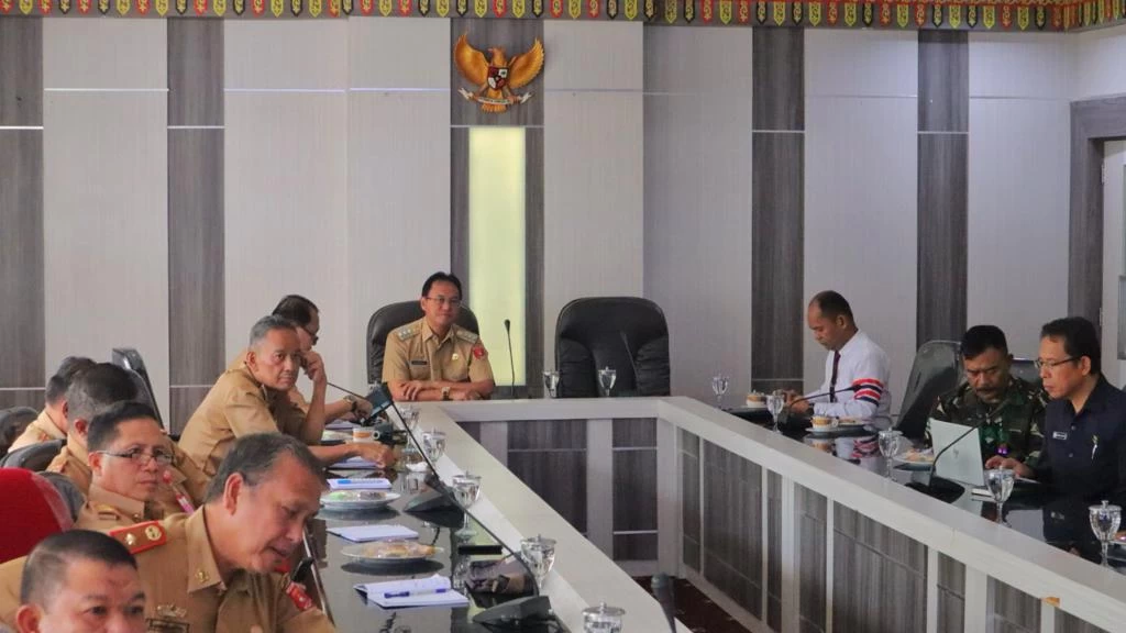 Pemkab Lampung Barat Menghadiri Rapat Virtual Dengan Kemendagri