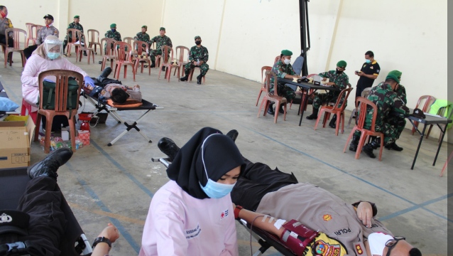 AKBP Binsar Manurung Donor Darah Semoga Bermanfaat dan Menyelamatkan Pasien