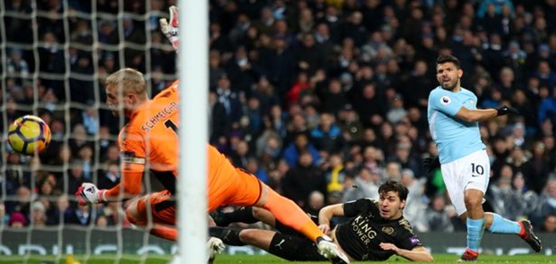 Quat-trick Sergio Aguero Bikin City Cukur Leicester 5-1