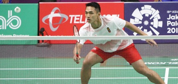 2 Tunggal Putra Indonesia Lolos ke Babak Perempat Final Bulutangkis Asian Games XVIII