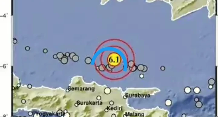 Kurang dari 1,5 Jam Tuban Diguncang 8 Gempa, Terbesar Bermagnitudo 6,0