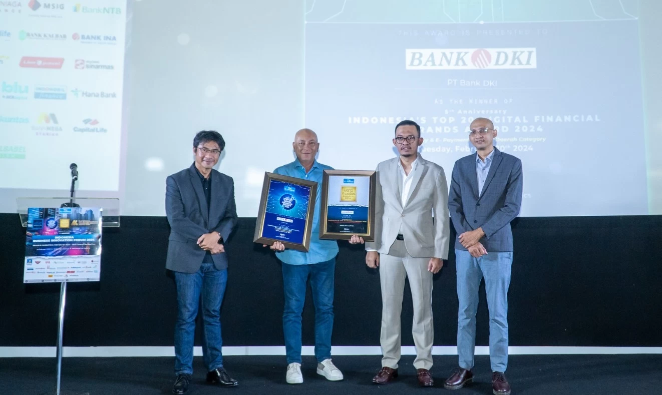 Bank DKI Capai 2 Penghargaan dari The Iconomics