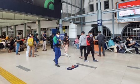 41.066 Pemudik Telah Berangkat dari Stasiun Pasar Senen