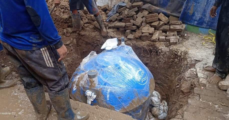 Bangun Empat Septik Tank Komunal, Kelurahan Rawa Badak Utara Cegah Pencemaran Air Tanah