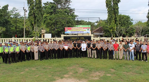 Biddokes Polda Lampung dan Dinkes Way Kanan, Gelar Sosialiasi Pencegahan Virus Corona