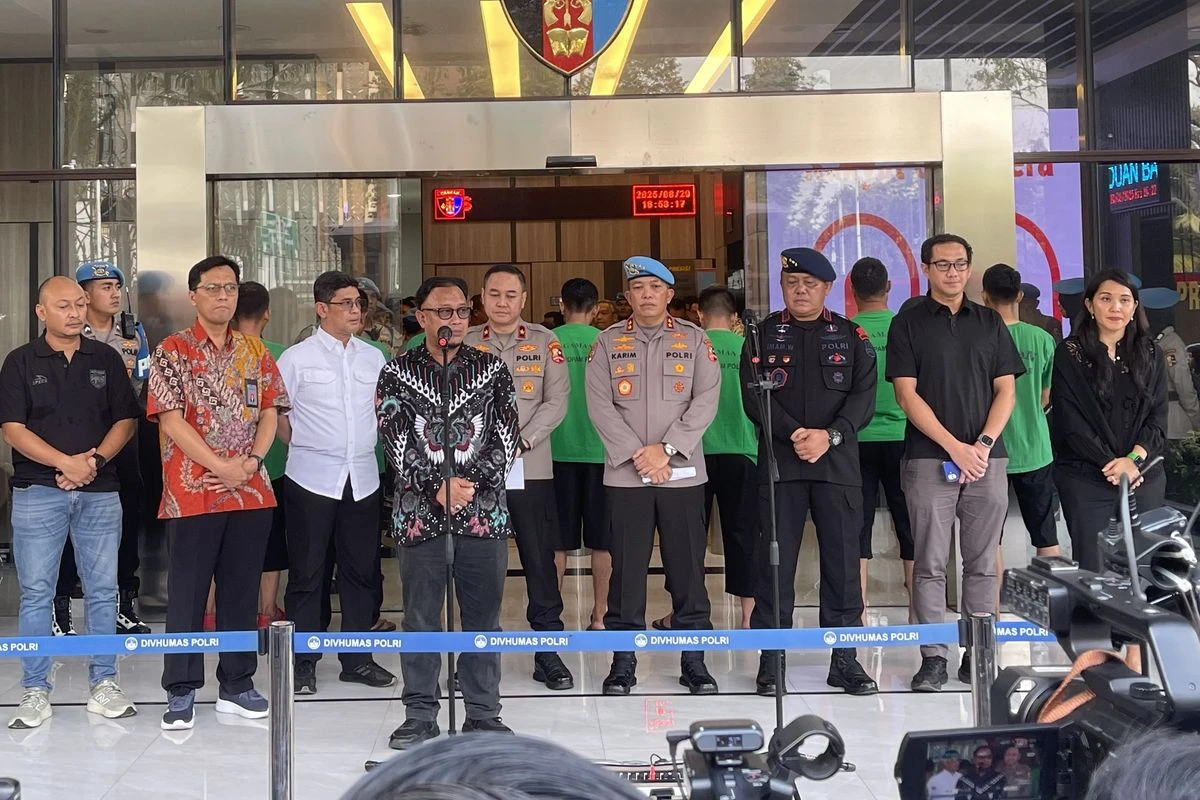 7 Brimob Pelindas Pengemudi Ojol Ditahan Karena Dinyatakan Langgar Kode Etik