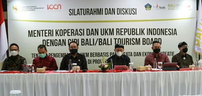 Menkop UKM Teten Masduki Dukung Kebijakan Spasial untuk Pemulihan Ekonomi Bali