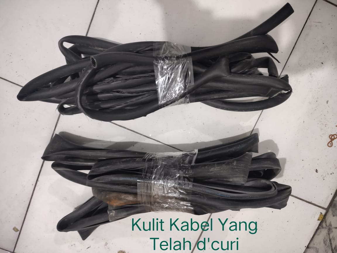 Polisi Mengamankan Pelaku Pencuri Kabel Milik PLN,Dalam Oprasi Cempaka