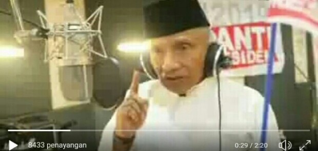 Baru Dirilis, Amien Rais Ikut Nyanyikan Lagu #2019GantiPresiden