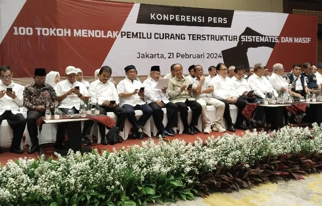 134 Tokoh Tolak Pilpres Curang dan Dukung DPR Gunakan Hak Angket