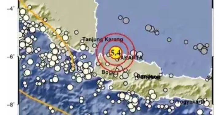 Kepulauan Seribu Diguncang Gempa dengan Magnitudo 5,4
