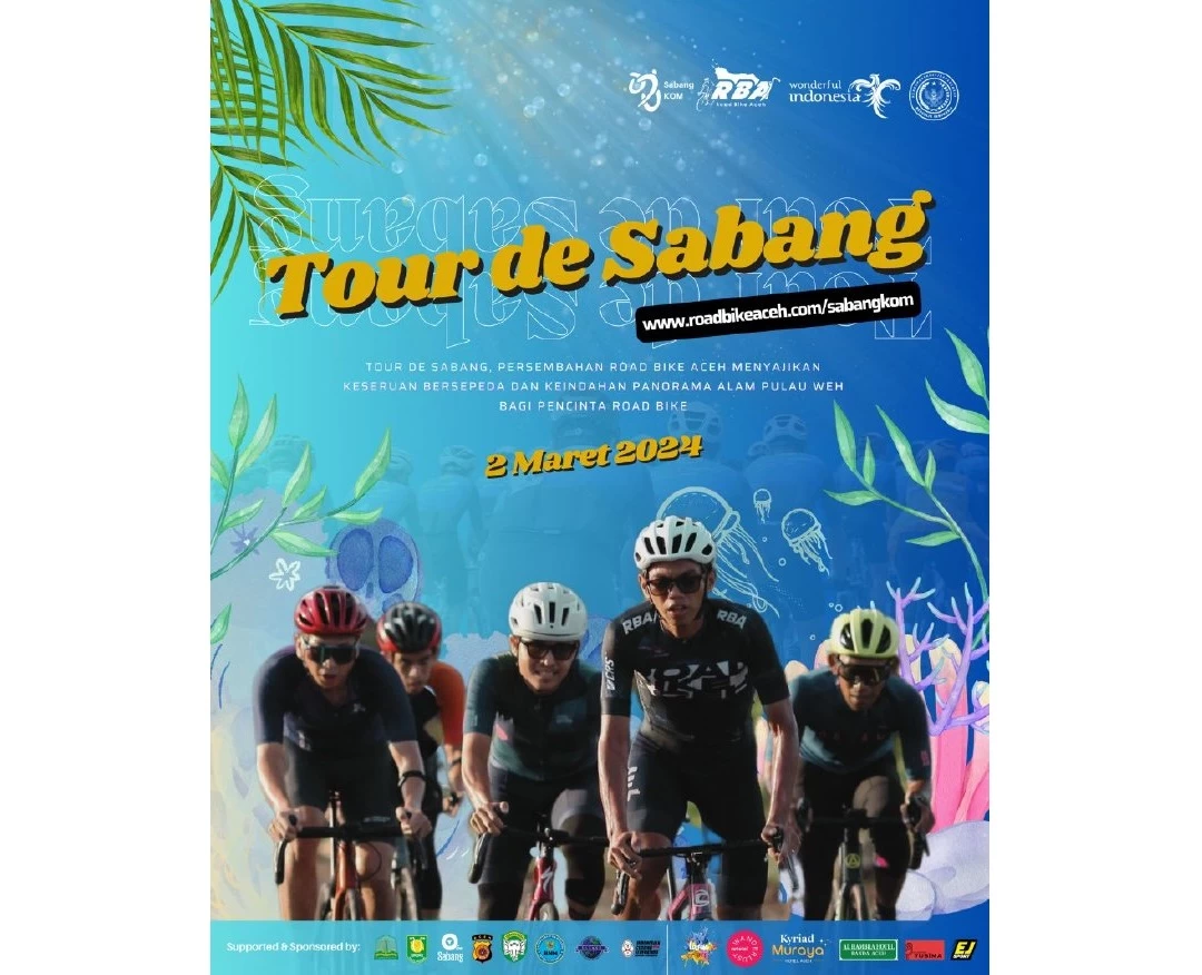 Seratusan Pesepeda akan Ramaikan Moment Tur De Sabang 2024
