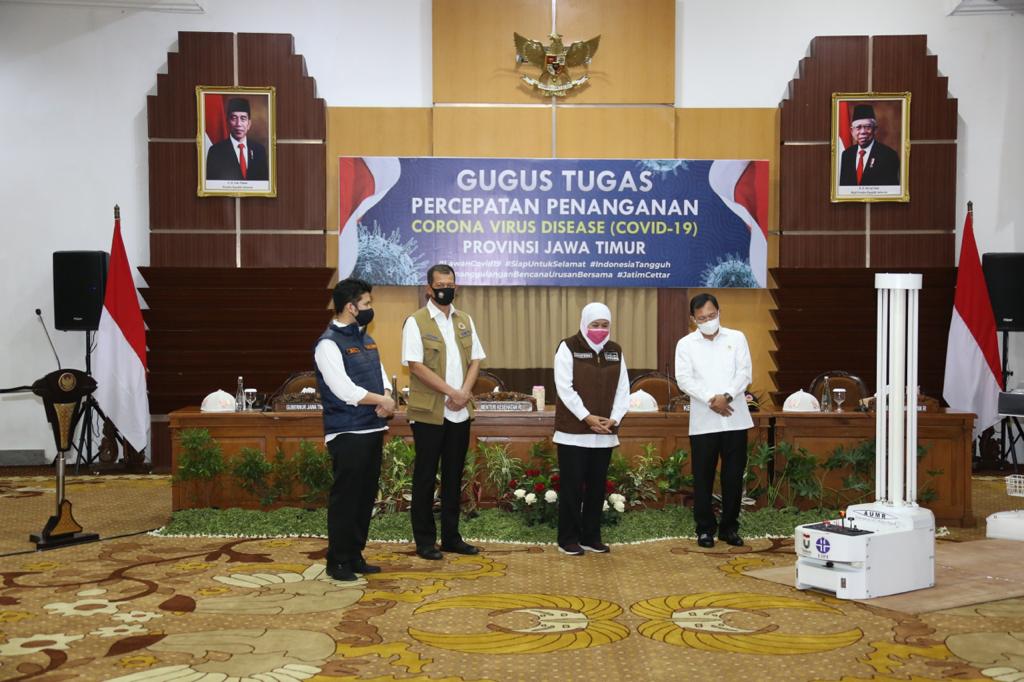 Robot Disinfektan Dikerahkan Ke Jatim