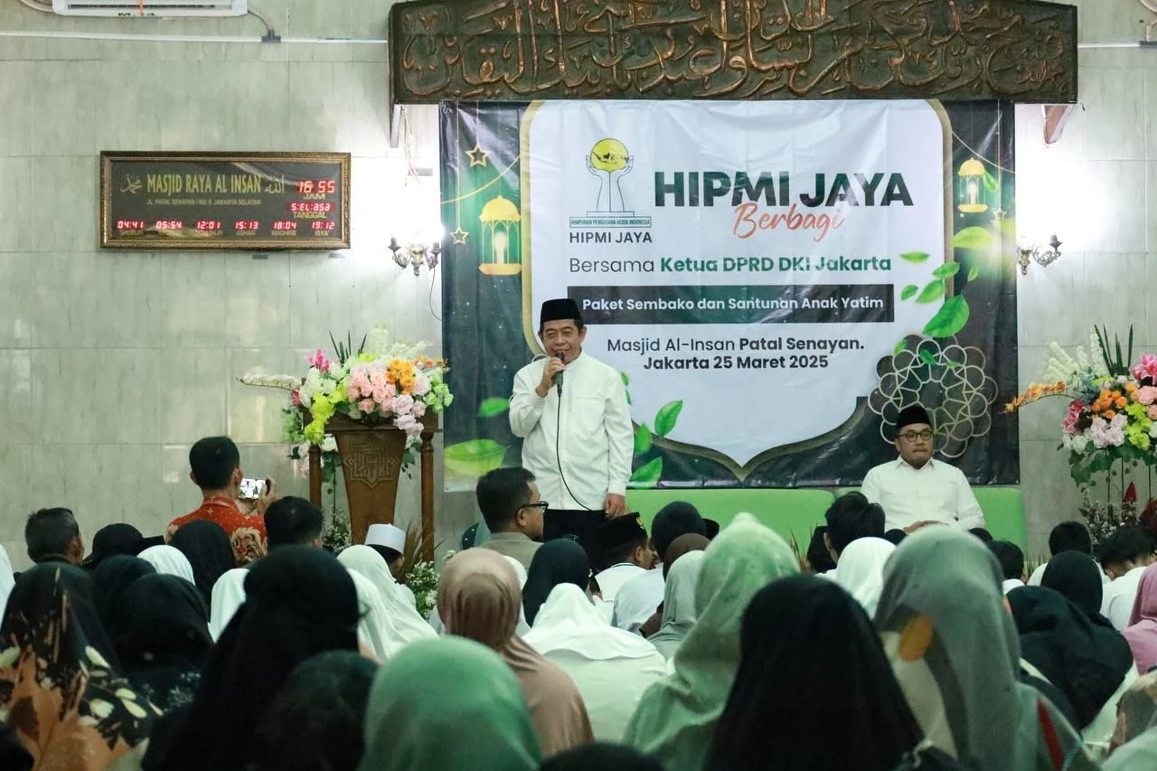 Khoirudin mengapresiasi ke HIPMI Jaya dalam bekerjasama dan bersinergi untuk aktivitas ini