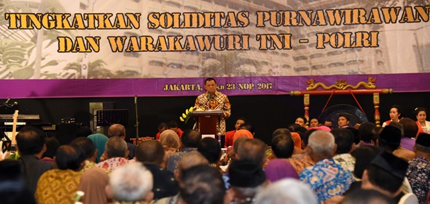 Panglima TNI : TNI Tidak Pernah Melupakan Para Pejuang dan Senior