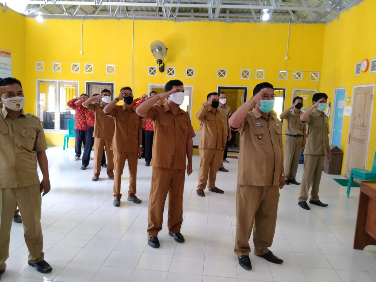 Pemdes Desa Negeri pandan Gelar Upacara Peringatan HUT RI ke-75 - 17 Agustus 2020