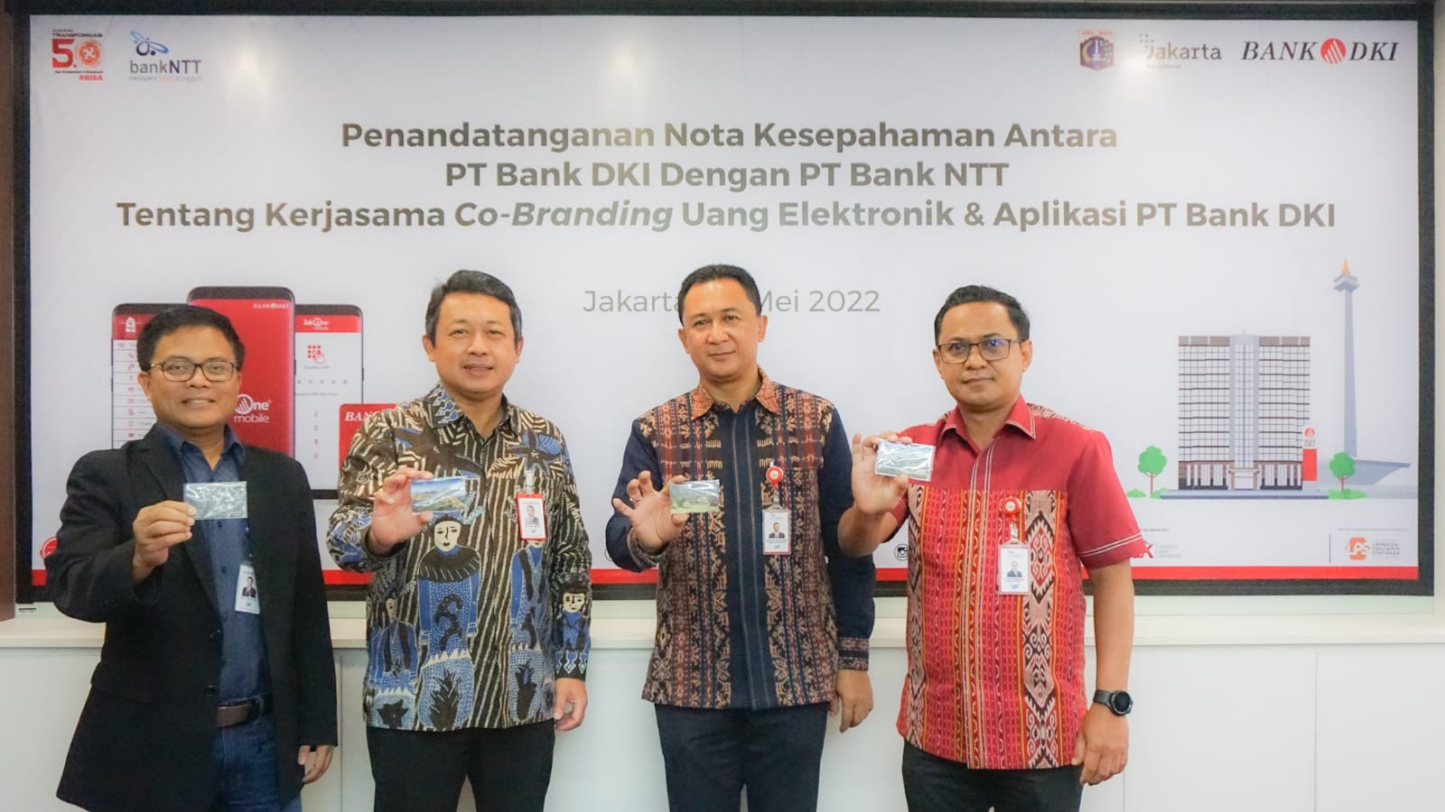 Sinergi BPD SI, Bank DKI Tanda Tangani MoU Pembayaran Digital dengan Bank NTT