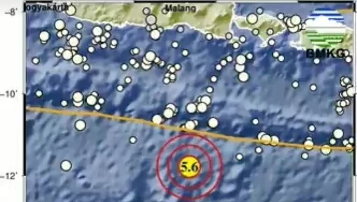 Kuta Diguncang Gempa Bermagnitudo 5,6
