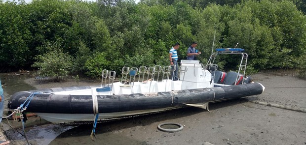 Bakamla RI Zona Tengah Datangkan RIB 02 untuk di Perairan Minahasa Utara