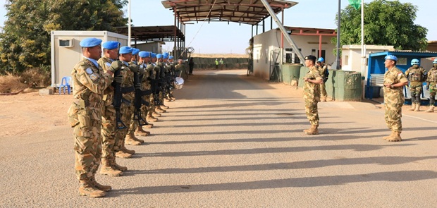 Komandan PMPP TNI Kunjungi Satgas Yonkomposit TNI Konga XXXV-C/Unamid