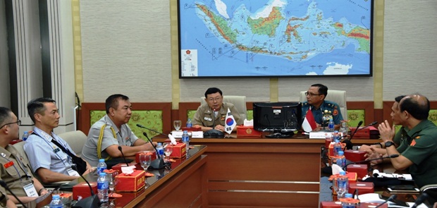 Perwira Sesko Militer Korea Studi Strategis di Mabes TNI